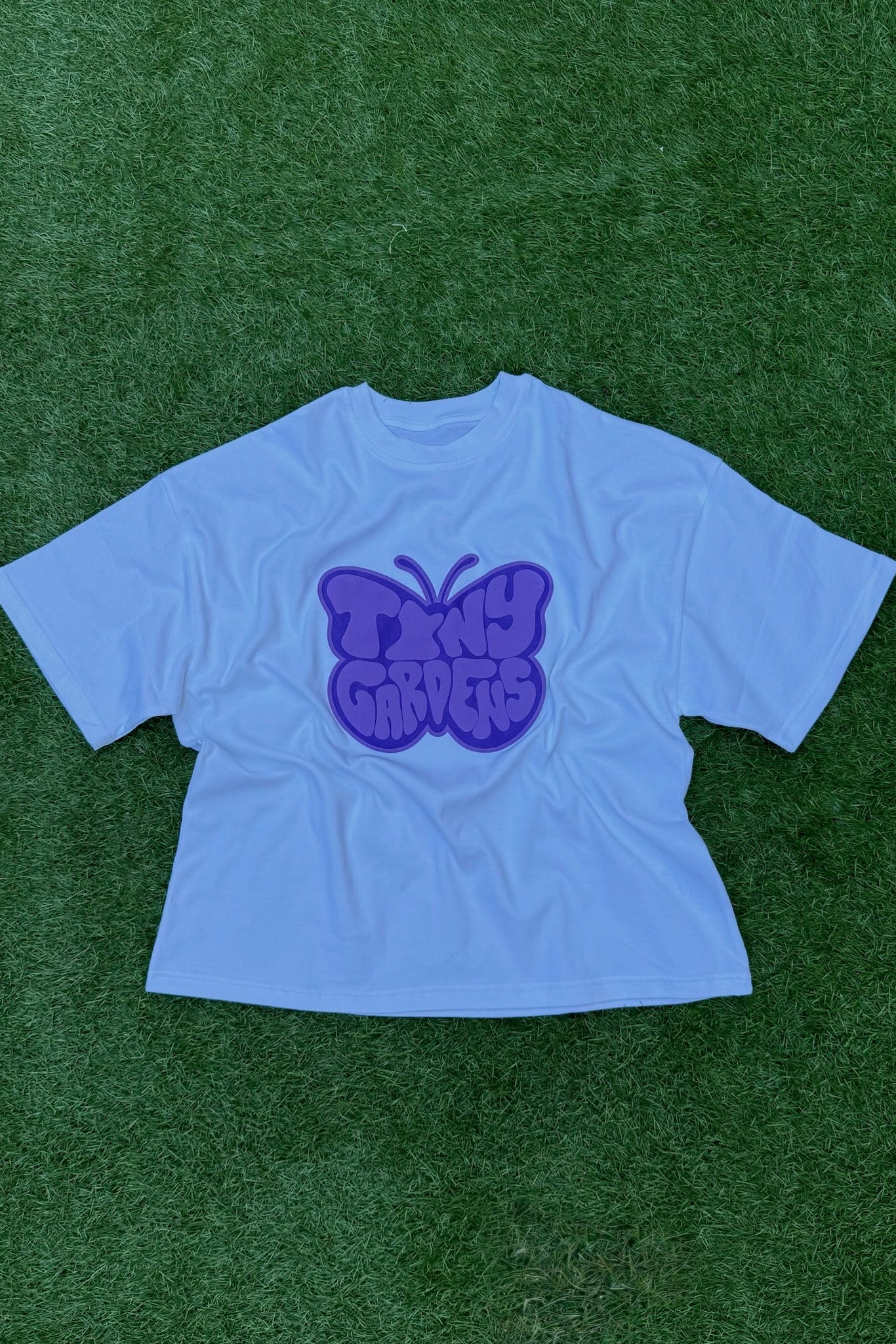 PURPLE BUTTERFLY TEE