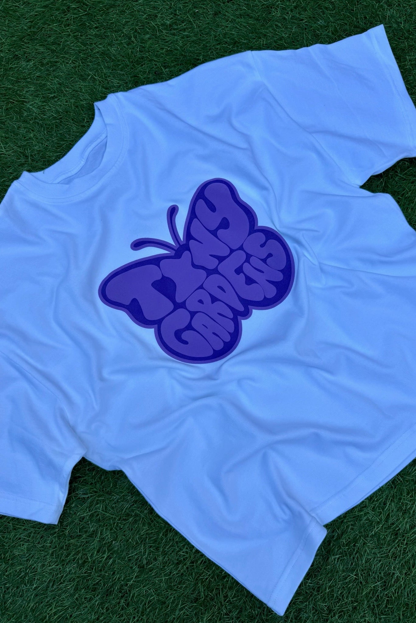 PURPLE BUTTERFLY TEE