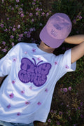 PURPLE BUTTERFLY TEE