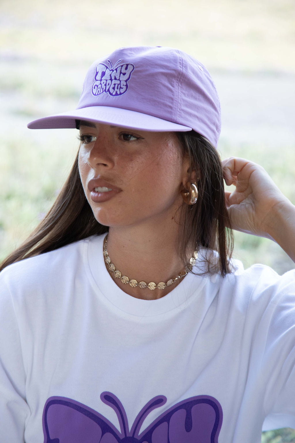 BUTTERFLY LILAC HAT
