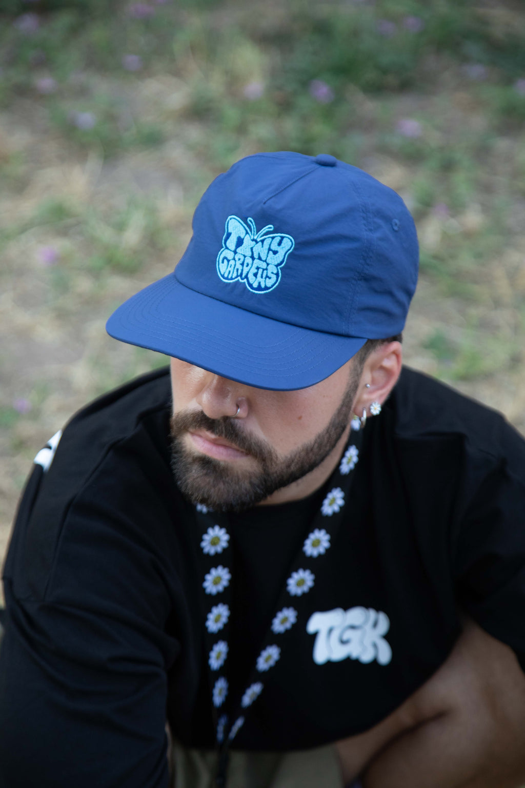 BUTTERFLY NAVY HAT