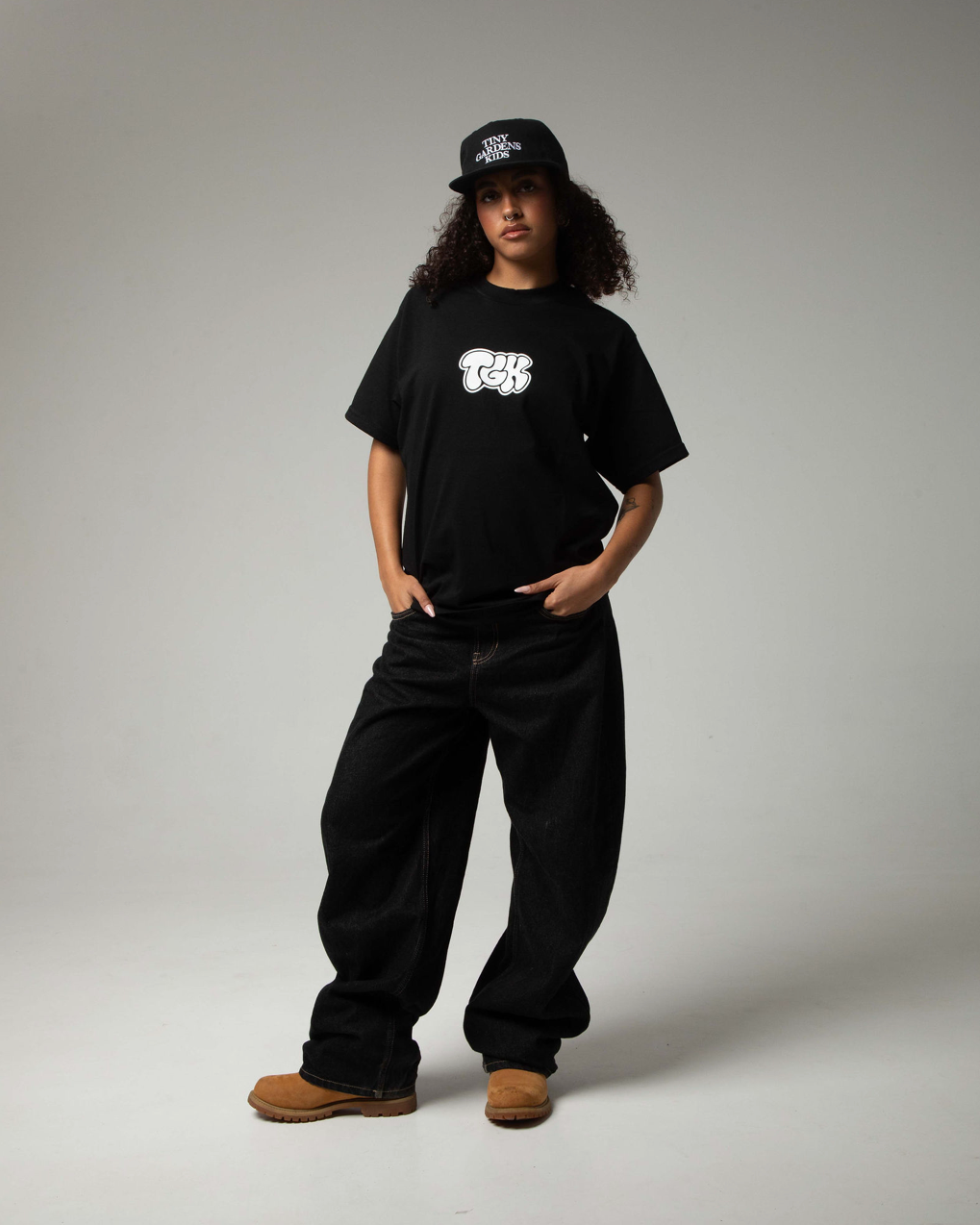 KID LOGO TEE (Black)